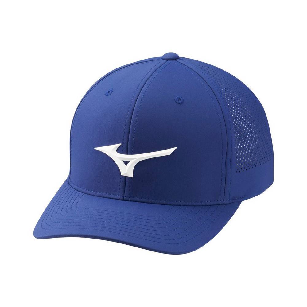 Gorro Mizuno Tour Vent Adjustable Hombre Azul Real Comprar IBPZ-46317